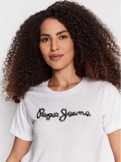 Pepe Jeans Γυναίκες T-shirts T-Shirt Babette PL505122 Λευκό Regular Fit 8 Pepe Jeans Γυναίκες T-shirts T-Shirt Babette PL505122 Λευκό Regular Fit -Pepe Jeans Κατάστημα unnamed file 3012