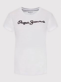 Pepe Jeans Γυναίκες T-shirts T-Shirt Babette PL505122 Λευκό Regular Fit 9 Pepe Jeans Γυναίκες T-shirts T-Shirt Babette PL505122 Λευκό Regular Fit -Pepe Jeans Κατάστημα unnamed file 3013