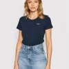 Pepe Jeans Γυναίκες T-shirts T-Shirt Bellrose PL505051 Σκούρο μπλε Slim Fit