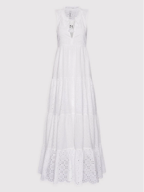 Pepe Jeans Γυναίκες Καλοκαιρινά Φορέματα Φόρεμα καλοκαιρινό Nathan PL953053 Λευκό Regular Fit 5 Pepe Jeans Γυναίκες Καλοκαιρινά Φορέματα Φόρεμα καλοκαιρινό Nathan PL953053 Λευκό Regular Fit - Image 5