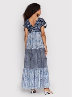 Pepe Jeans Γυναίκες Καλοκαιρινά Φορέματα Φόρεμα καλοκαιρινό Marielle PL953035 Σκούρο μπλε Relaxed Fit -Pepe Jeans Κατάστημα unnamed file 3046