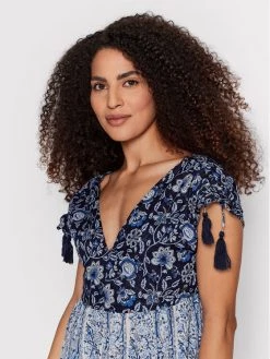 Pepe Jeans Γυναίκες Καλοκαιρινά Φορέματα Φόρεμα καλοκαιρινό Marielle PL953035 Σκούρο μπλε Relaxed Fit -Pepe Jeans Κατάστημα unnamed file 3047