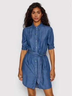 Pepe Jeans Γυναίκες Τζιν Φορέματα Φόρεμα τζιν Gloss PL953062 Μπλε Regular Fit