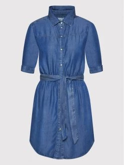 Pepe Jeans Γυναίκες Τζιν Φορέματα Φόρεμα τζιν Gloss PL953062 Μπλε Regular Fit -Pepe Jeans Κατάστημα unnamed file 3053