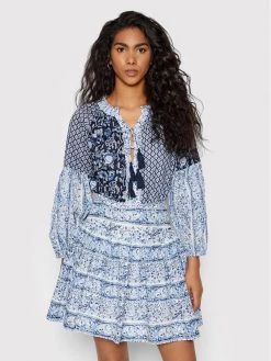 Pepe Jeans Γυναίκες Καλοκαιρινά Φορέματα Φόρεμα καλοκαιρινό Jess PL953041 Μπλε Regular Fit