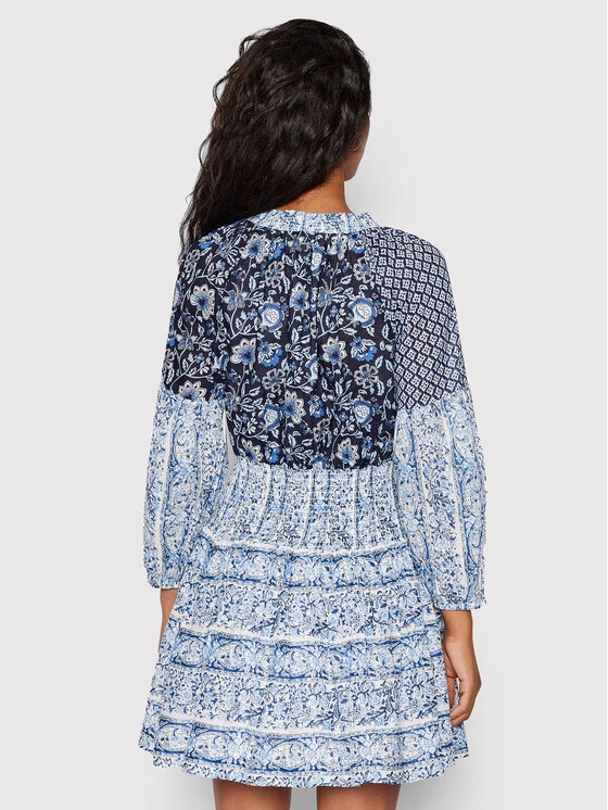 Pepe Jeans Γυναίκες Καλοκαιρινά Φορέματα Φόρεμα καλοκαιρινό Jess PL953041 Μπλε Regular Fit 3 Pepe Jeans Γυναίκες Καλοκαιρινά Φορέματα Φόρεμα καλοκαιρινό Jess PL953041 Μπλε Regular Fit - Image 3