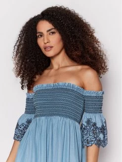 Pepe Jeans Γυναίκες Καλοκαιρινά Φορέματα Φόρεμα καλοκαιρινό Libby PL953032 Μπλε Regular Fit -Pepe Jeans Κατάστημα unnamed file 3077