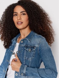 Pepe Jeans Γυναίκες Τζιν Μπουφάν Τζιν μπουφάν Thrift PL402011 Μπλε Regular Fit -Pepe Jeans Κατάστημα unnamed file 3103