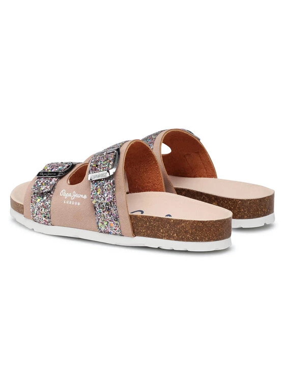 Pepe Jeans Γυναίκες Παντόφλες Bio Pala Glitter PGS90168 Μπεζ 3 Pepe Jeans Γυναίκες Παντόφλες Bio Pala Glitter PGS90168 Μπεζ - Image 3