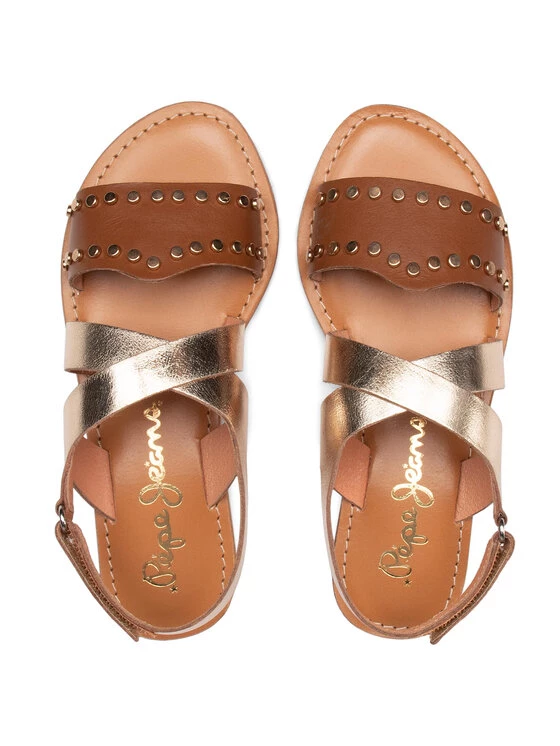 Pepe Jeans Γυναίκες Σανδάλια Mandy Studs PGS90173 Χρυσό 6 Pepe Jeans Γυναίκες Σανδάλια Mandy Studs PGS90173 Χρυσό - Image 6