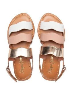 Pepe Jeans Γυναίκες Σανδάλια Mandy 3 Waves PGS90172 Χρυσό -Pepe Jeans Κατάστημα unnamed file 3150