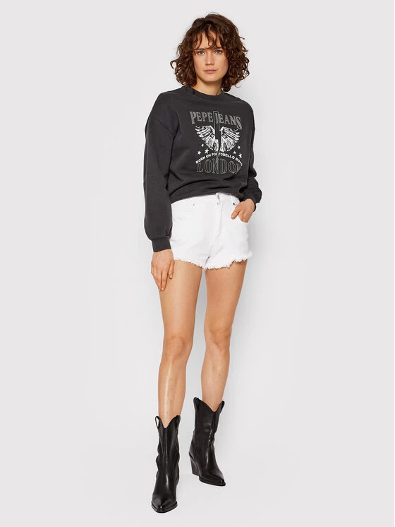 Pepe Jeans Γυναίκες Μπλούζες Μπλούζα Candence PL581188 Μαύρο Relaxed Fit 2 Pepe Jeans Γυναίκες Μπλούζες Μπλούζα Candence PL581188 Μαύρο Relaxed Fit - Image 2