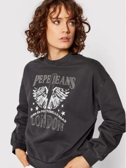 Pepe Jeans Γυναίκες Μπλούζες Μπλούζα Candence PL581188 Μαύρο Relaxed Fit 8 Pepe Jeans Γυναίκες Μπλούζες Μπλούζα Candence PL581188 Μαύρο Relaxed Fit -Pepe Jeans Κατάστημα unnamed file 340