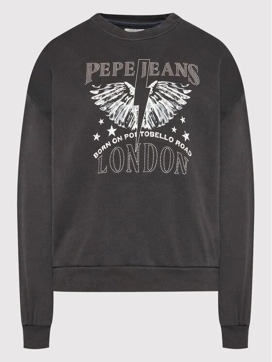 Pepe Jeans Γυναίκες Μπλούζες Μπλούζα Candence PL581188 Μαύρο Relaxed Fit 5 Pepe Jeans Γυναίκες Μπλούζες Μπλούζα Candence PL581188 Μαύρο Relaxed Fit - Image 5