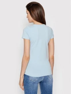 Pepe Jeans Γυναίκες T-shirts T-Shirt New Virgina PL505202 Μπλε Slim Fit -Pepe Jeans Κατάστημα unnamed file 354