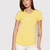 Pepe Jeans Γυναίκες T-shirts T-Shirt New Virginia PL505202 Κίτρινο Regular Fit