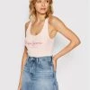 Pepe Jeans Γυναίκες Tops Τοπ Dunia PL505064 Ροζ Regular Fit