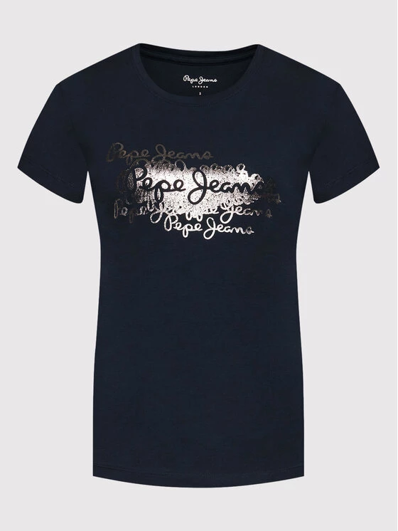 Pepe Jeans Γυναίκες T-shirts T-Shirt Anna PL505121 Σκούρο μπλε Regular Fit 5 Pepe Jeans Γυναίκες T-shirts T-Shirt Anna PL505121 Σκούρο μπλε Regular Fit - Image 5