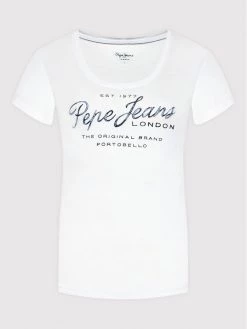 Pepe Jeans Γυναίκες T-shirts T-Shirt Baia PL505123 Λευκό Regular Fit 9 Pepe Jeans Γυναίκες T-shirts T-Shirt Baia PL505123 Λευκό Regular Fit -Pepe Jeans Κατάστημα unnamed file 396