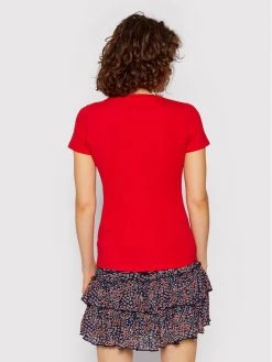 Pepe Jeans Γυναίκες T-shirts T-Shirt Bego PL505133 Κόκκινο Slim Fit -Pepe Jeans Κατάστημα unnamed file 404