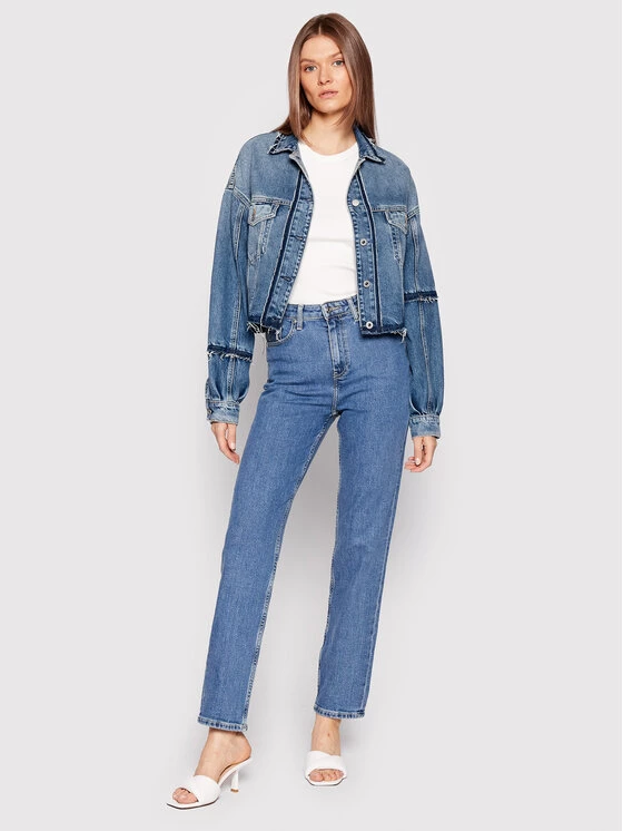 Pepe Jeans Γυναίκες Τζιν Μπουφάν Τζιν μπουφάν Sage Reclaim PL402062 Μπλε Relaxed Fit 2 Pepe Jeans Γυναίκες Τζιν Μπουφάν Τζιν μπουφάν Sage Reclaim PL402062 Μπλε Relaxed Fit - Image 2