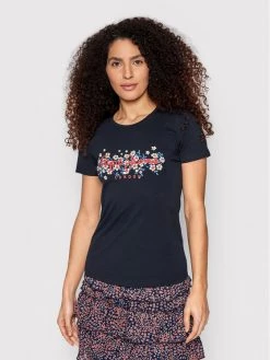 Pepe Jeans Γυναίκες T-shirts T-Shirt Bego PL505133 Σκούρο μπλε Regular Fit