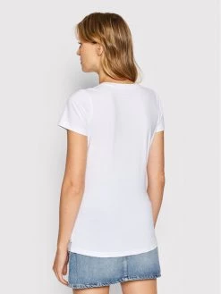 Pepe Jeans Γυναίκες T-shirts T-Shirt Bellrose PL505051 Λευκό Slim Fit -Pepe Jeans Κατάστημα unnamed file 429