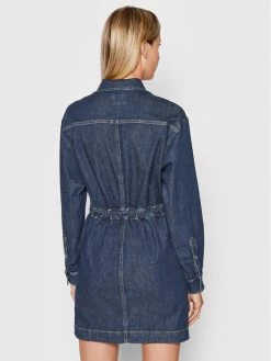 Pepe Jeans Γυναίκες Φορέματα σε Στυλ Πουκάμισο & Σεμιζιέ Φόρεμα τζιν Laya PL953066 Σκούρο μπλε Regular Fit -Pepe Jeans Κατάστημα unnamed file 439