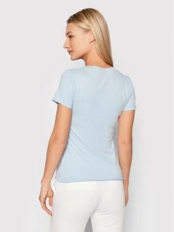 Pepe Jeans Γυναίκες T-shirts T-Shirt Bleu PL505053 Μπλε Slim Fit -Pepe Jeans Κατάστημα unnamed file 444