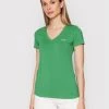 Pepe Jeans Γυναίκες T-shirts T-Shirt Violette PL505067 Πράσινο Slim Fit