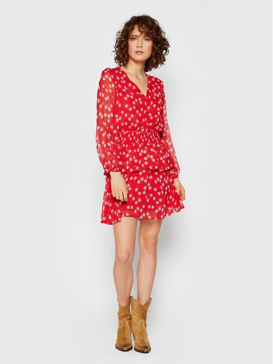 Pepe Jeans Γυναίκες Καθημερινά Φορέματα Φόρεμα καθημερινό Melina PL953075 Κόκκινο Regular Fit 2 Pepe Jeans Γυναίκες Καθημερινά Φορέματα Φόρεμα καθημερινό Melina PL953075 Κόκκινο Regular Fit - Image 2