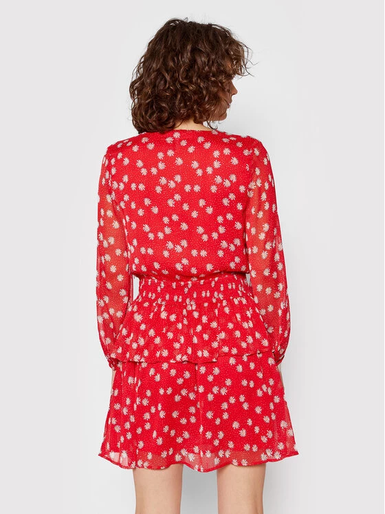 Pepe Jeans Γυναίκες Καθημερινά Φορέματα Φόρεμα καθημερινό Melina PL953075 Κόκκινο Regular Fit 3 Pepe Jeans Γυναίκες Καθημερινά Φορέματα Φόρεμα καθημερινό Melina PL953075 Κόκκινο Regular Fit - Image 3