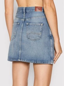 Pepe Jeans Γυναίκες Mini Φούστα τζιν Rachel PL900979 Μπλε Regular Fit -Pepe Jeans Κατάστημα unnamed file 484