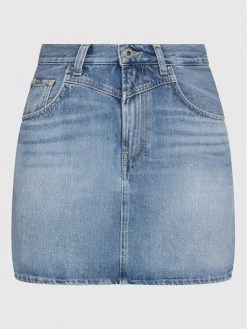 Pepe Jeans Γυναίκες Mini Φούστα τζιν Rachel PL900979 Μπλε Regular Fit -Pepe Jeans Κατάστημα unnamed file 486