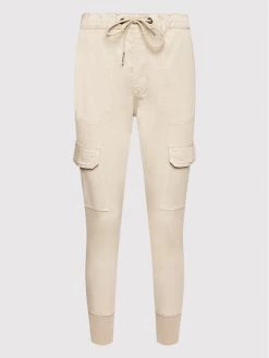 Pepe Jeans Γυναίκες Παντελόνια Joggers Jogger New Crusade PL211549 Μπεζ Relaxed Fit -Pepe Jeans Κατάστημα unnamed file 491