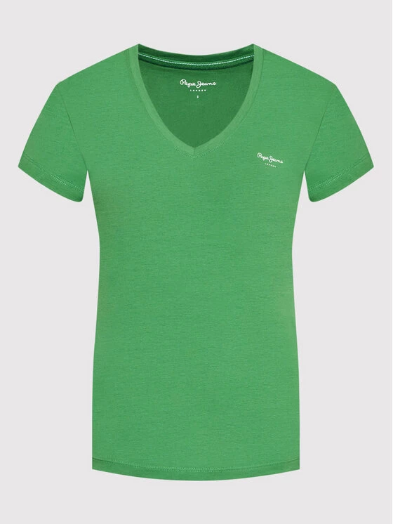 Pepe Jeans Γυναίκες T-shirts T-Shirt Violette PL505067 Πράσινο Slim Fit 5 Pepe Jeans Γυναίκες T-shirts T-Shirt Violette PL505067 Πράσινο Slim Fit - Image 5