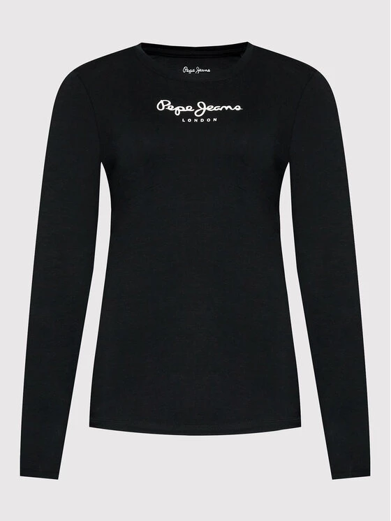 Pepe Jeans Γυναίκες Μπλουζάκια Μπλουζάκι New Virginia PL505203 Μαύρο Slim Fit 5 Pepe Jeans Γυναίκες Μπλουζάκια Μπλουζάκι New Virginia PL505203 Μαύρο Slim Fit - Image 5