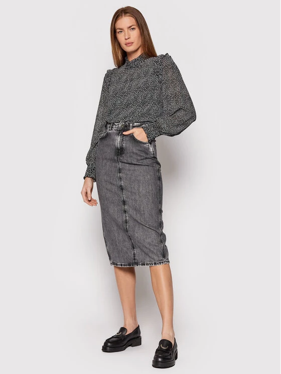 Pepe Jeans Γυναίκες Φούστες Pencil Φούστα τζιν Piper PL900946 Γκρι Regular Fit 2 Pepe Jeans Γυναίκες Φούστες Pencil Φούστα τζιν Piper PL900946 Γκρι Regular Fit - Image 2