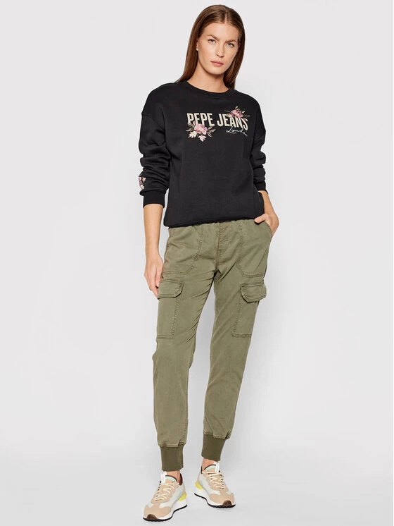 Pepe Jeans Γυναίκες Μπλούζες Χωρίς Φερμουάρ Μπλούζα Portia PL581133 Μαύρο Regular Fit 2 Pepe Jeans Γυναίκες Μπλούζες Χωρίς Φερμουάρ Μπλούζα Portia PL581133 Μαύρο Regular Fit - Image 2