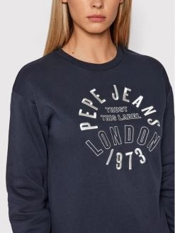Pepe Jeans Γυναίκες Μπλούζες Μπλούζα Bertie PL581112 Σκούρο μπλε Regular Fit -Pepe Jeans Κατάστημα unnamed file 659