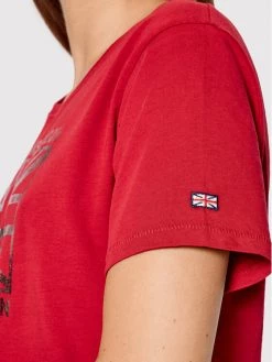 Pepe Jeans Γυναίκες T-shirts T-Shirt Zeldas PL505037 Κόκκινο Regular Fit -Pepe Jeans Κατάστημα unnamed file 674