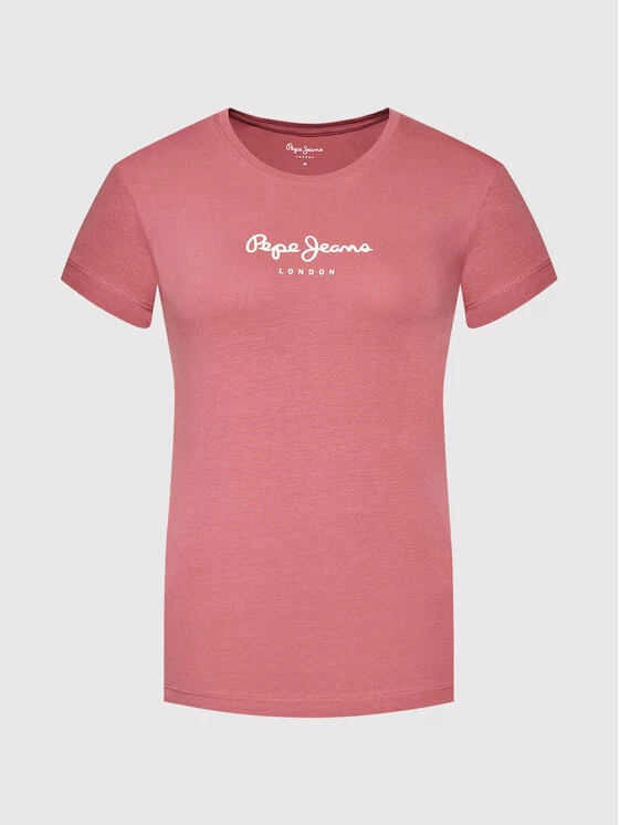Pepe Jeans Γυναίκες T-shirts T-Shirt New Virginia PL502711 Ροζ Regular Fit 5 Pepe Jeans Γυναίκες T-shirts T-Shirt New Virginia PL502711 Ροζ Regular Fit - Image 5