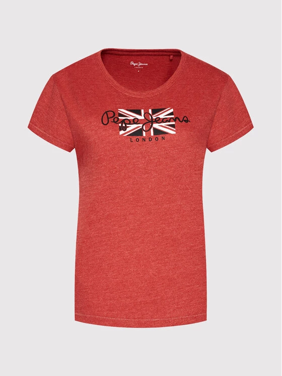 Pepe Jeans Γυναίκες T-shirts T-Shirt Zaidas PL504965 Κόκκινο Regular Fit 5 Pepe Jeans Γυναίκες T-shirts T-Shirt Zaidas PL504965 Κόκκινο Regular Fit - Image 5