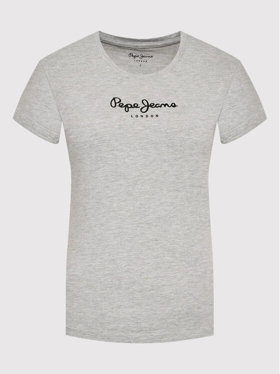 Pepe Jeans Γυναίκες T-shirts T-Shirt New Virgina PL505202 Γκρι Slim Fit 5 Pepe Jeans Γυναίκες T-shirts T-Shirt New Virgina PL505202 Γκρι Slim Fit - Image 5