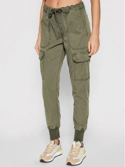 Pepe Jeans Γυναίκες Παντελόνια Joggers Jogger New Crusade PL211492 Πράσινο Relaxed Fit