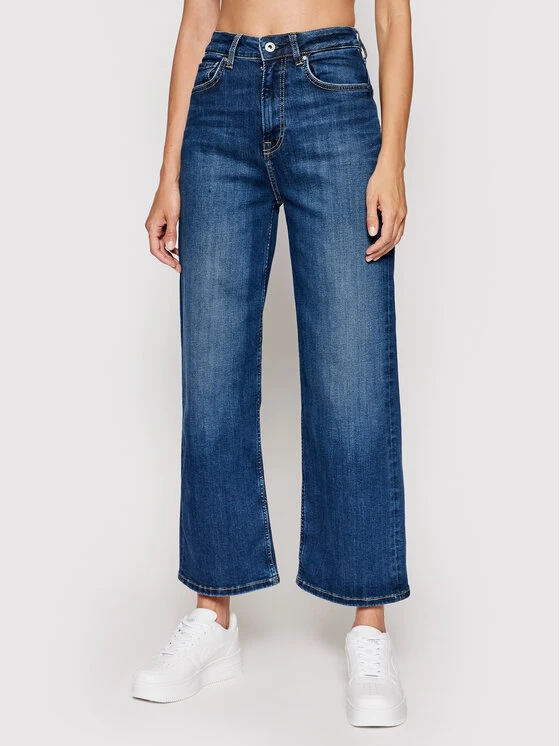 Pepe Jeans Γυναίκες Wide Leg Τζιν Lexa Sky High PL203899 Σκούρο μπλε Wide Fit 1 Pepe Jeans Γυναίκες Wide Leg Τζιν Lexa Sky High PL203899 Σκούρο μπλε Wide Fit