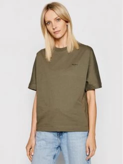 Pepe Jeans Γυναίκες T-shirts T-Shirt Agnes PL581101 Πράσινο Relaxed Fit