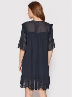 Pepe Jeans Γυναίκες Καθημερινά Φορέματα Φόρεμα καθημερινό Flora PL953106 Σκούρο μπλε Regular Fit -Pepe Jeans Κατάστημα unnamed file 74