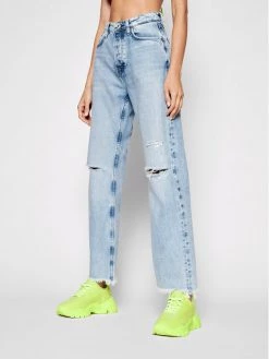 Pepe Jeans Γυναίκες Straight Leg Τζιν Robyn PL204119 Μπλε Straight Fit