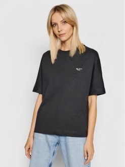 Pepe Jeans Γυναίκες T-shirts T-Shirt Agnes PL581101 Γκρι Relaxed Fit